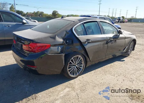 2019 BMW 530I из США, поврежденный, VIN WBAJA5C5XKWW37111